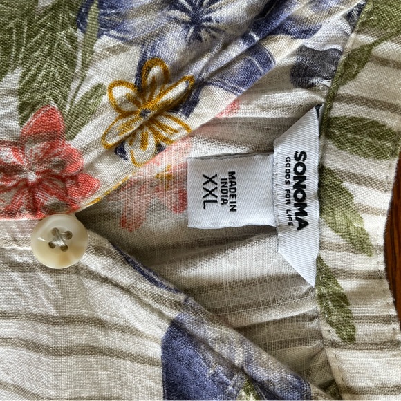 Sonoma Women’s 3/4 sleeve length button down blouse. Size XXL. - Picture 3 of 3